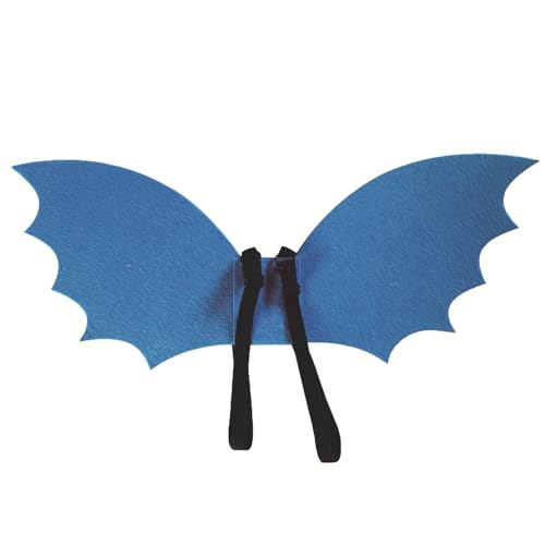 Misaakoeq Fledermaus-Kostüm für Mädchen, Fledermausflügel-Kostüm für Kinder - Mit Gesichtsbedeckung Halloween Cosplay Fledermausflügel - Lebendiges Karnevalskostüm mit leichten Fledermausflügeln von Misaakoeq