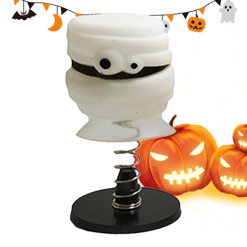 Misaakoeq Halloween Spring Launchers Spielzeug,Halloween Jumping Popper Frühlingsspielzeug - Frühlingswerfer-Spielzeug für Kinder | Hüpfende Halloween-Partygeschenke für Kinder, Mädchen, Familie, von Misaakoeq