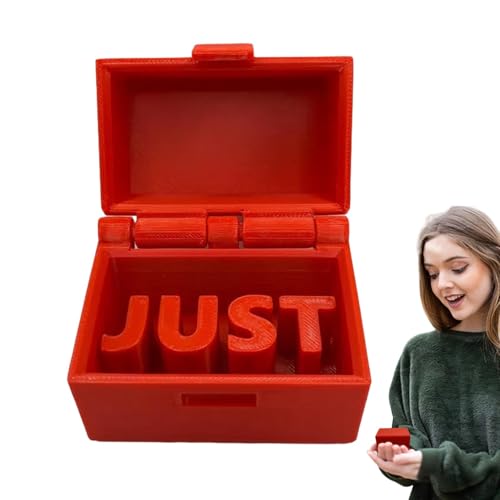 Misaakoeq Halloween-Streichbox, lustige Streichbox | Prank Stuff Aufbewahrungsbox Scherzbox,Schreibtischdekoration, seltsame Sachen, kleine Box mit Wort-Schmuck-Organizer, lustiger Gag, von Misaakoeq