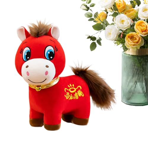 Misaakoeq Kuscheliges Plüschtier - 25 Zentimeter Stofftier 2026 | Chinesisches Neujahr Sammlerpuppe Für Autositz Kinderzimmer Reise Wohnzimmer Spielzimmer Schlafzimmer Misaakoeq Kuscheliges Plüschtier - 25 Zentimeter Stofftier 2026 | Chinesisches Neujahr Sammlerpuppe Für Autositz Kinderzimmer Reise Wohnzimmer Spielzimmer Schlafzimmer von Misaakoeq