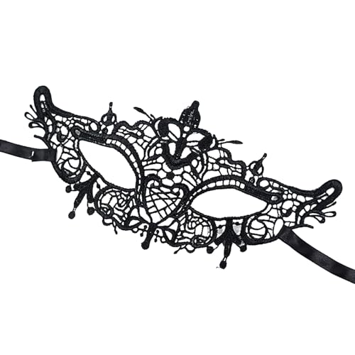 Misaakoeq Lace Eye Cover Women Carnival Face Masque, Festivals Eyemask for Party Cosplay Women Girls Teens Stage Performance Halloween Christmas Carnival Misaakoeq Lace Eye Cover Women Carnival Face Masque, Festivals Eyemask for Party Cosplay Women Girls Teens Stage Performance Halloween Christmas Carnival von Misaakoeq