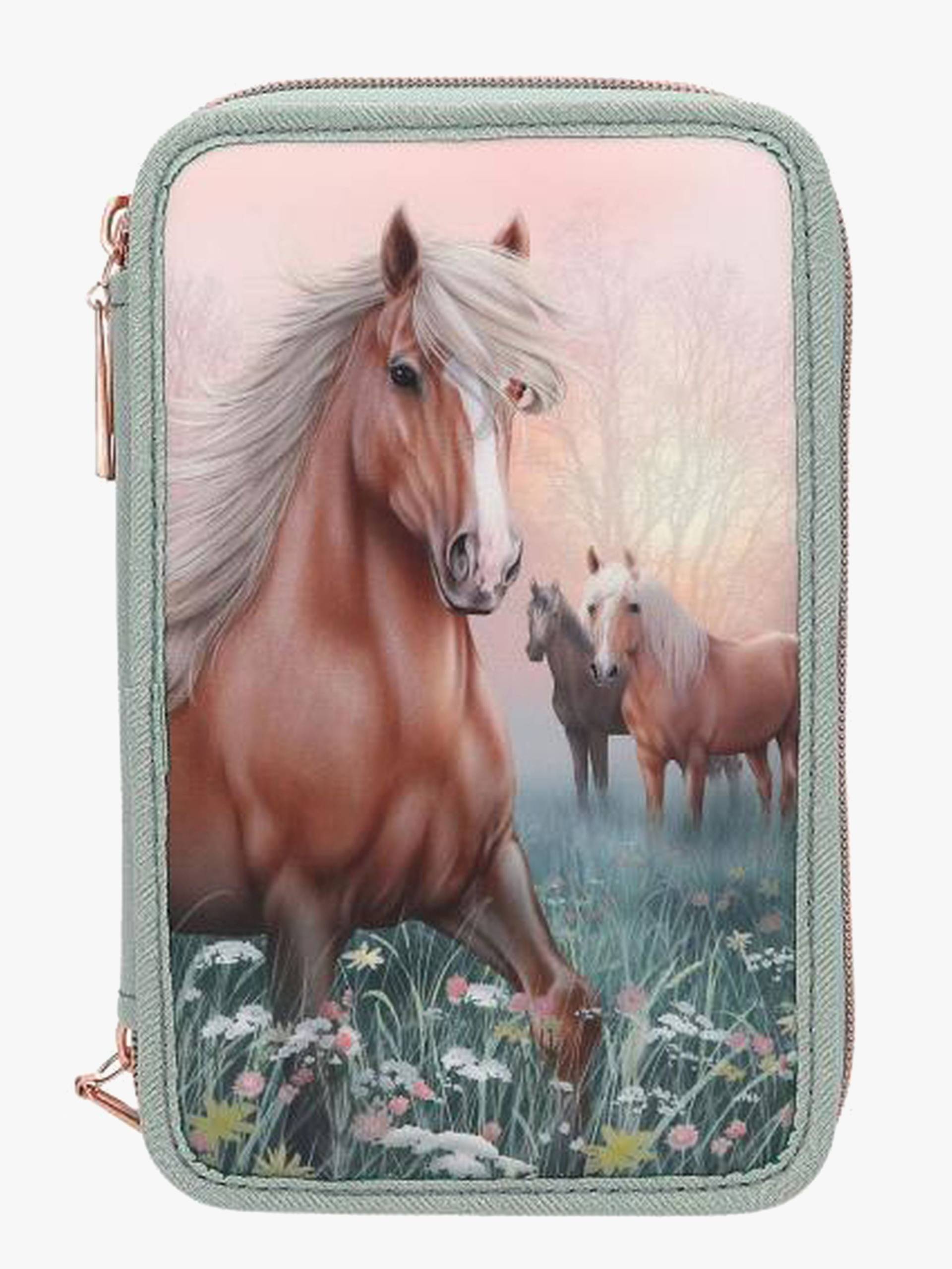 MissMelody Dreifach-Federmäppchen Romantic Fields, Grün MissMelody Dreifach-Federmäppchen Romantic Fields, Grün von Miss Melody