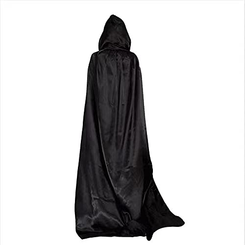 Miss-shop Halloween Umhänge,Vampir Umhang Unisex Robe Umhang Karneval Fasching Vampir Kostüm Cosplay Lange Cape mit Kapuze für Erwachsene Kinder von Miss-shop