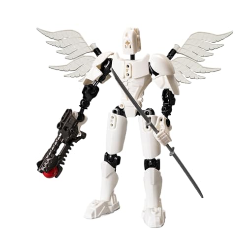 Action Figure Mit Flügeln Multi-Jointed Beweglicher Roboter 3D Gedruckte Actionfiguren Mit Mehreren Gelenken 3D Gedruckte Actionfigur Dekorationen Roboter Actionfigur Schreibtisch Dekoration von Missmisq