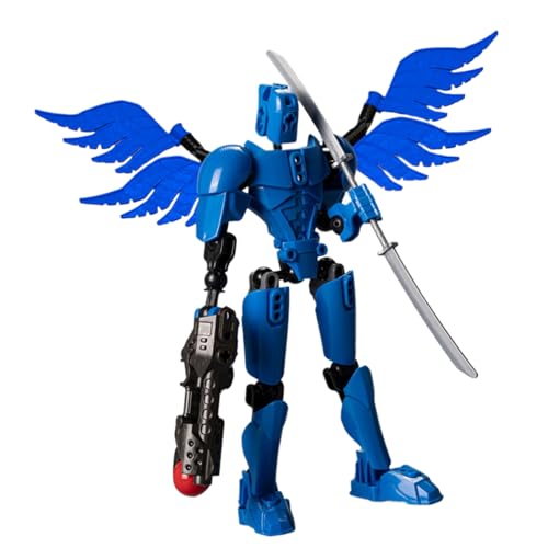 Action Figure Mit Flügeln Multi-Jointed Beweglicher Roboter 3D Gedruckte Actionfiguren Mit Mehreren Gelenken 3D Gedruckte Actionfigur Dekorationen Roboter Actionfigur Schreibtisch Dekoration von Missmisq