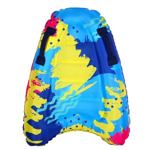 Aufblasbares Bodyboard Mit Griffen Aufblasbares Surfbrett Schwimmhilfe Tragba Leicht Schwimmbrett Swimming Training kickboards Luftmatratze Wasser Kinder Bodyboard Für Strandsurfen Schwimmen von Missmisq