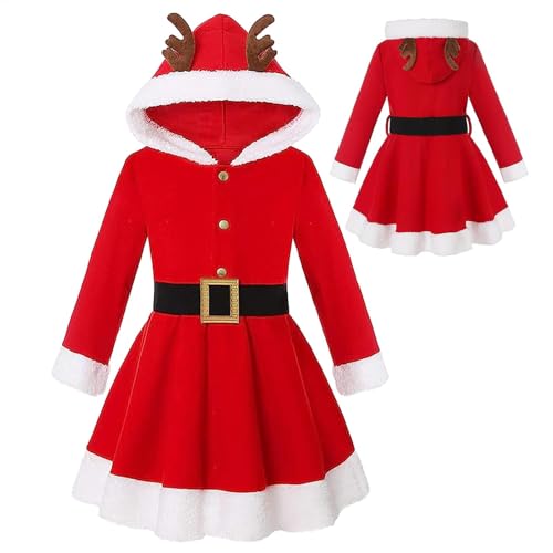 Mädchen Weihnachtskleid Mädchen Weihnachtsmann Kostüm Mit Hut Weihnachten Fraun Claus Santa Weihnachtskleid Weihnachtsoutfit Weihnachtsfrau Kleid Mädchen Kinder Nikolauskleid Kinder Weihnachtskleid von Missmisq