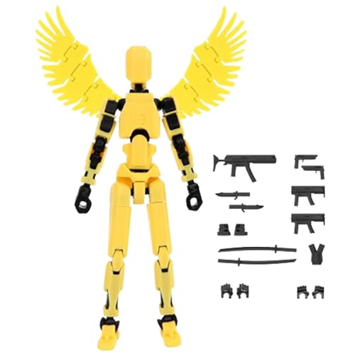 Missmisq 3D-gedruckte Actionfiguren, Multi-Jointed Bewegliche Roboterfiguren, Multi-Articular Action Figuren, Desktop Dekorationen für Spielliebhaber von Missmisq