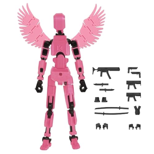 Missmisq 3D-gedruckte Actionfiguren, Multi-Jointed Bewegliche Roboterfiguren, Multi-Articular Action Figuren, Desktop Dekorationen für Spielliebhaber von Missmisq