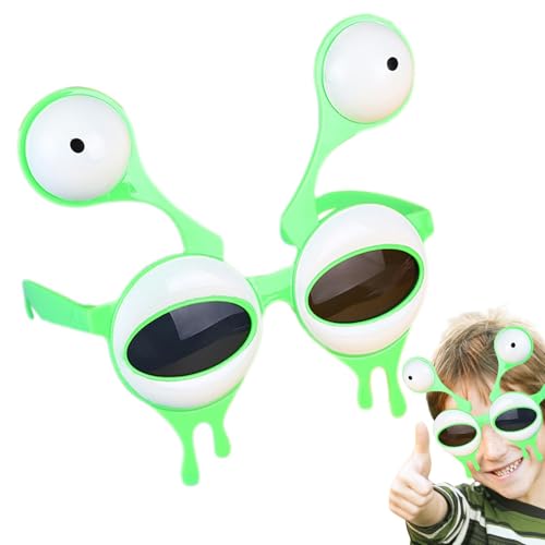 Missmisq Brillen-Partygeschenke, lustige Brillen für Partys,Lustige kreative Augapfelform Kinderbrille | Kostümzubehör Foto-Requisiten, bequeme multifunktionale Partybrille für Halloween von Missmisq