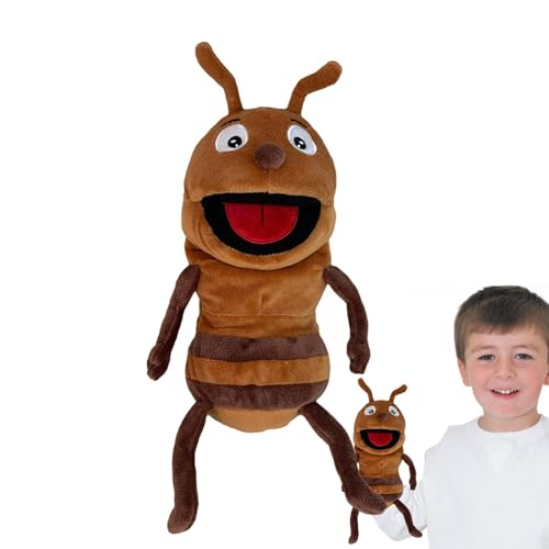 Missmisq Handpuppe für Kinder - Tierpuppen für Kinder,Atmungsaktive Plüsch-Handpuppe, Tierspielzeug für Kinder, Kleinkinder, Jungen, Geburtstagsgeschenk von Missmisq