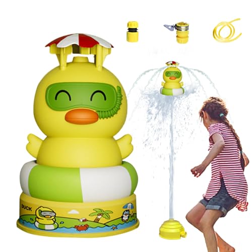 Missmisq Raketensprinkler, Wassersprinkler für Kinder,Raketenstart-Sprühspielzeug | Raketensprinkler für Partyspiele mit Haustieren, Poolpartyspaß, Mädchen, Jungen, Rasen, Sommeraktivitäten im Freien von Missmisq