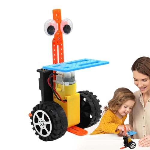 Missmisq Roboter-Montagespielzeug, Roboter zum Bauen für Kinder - Lernroboterspielzeug für handgefertigte -Projekte für Kinder | Lebensmittellieferungsroboter-Modellspielzeug Tech-Roboterspielzeug von Missmisq