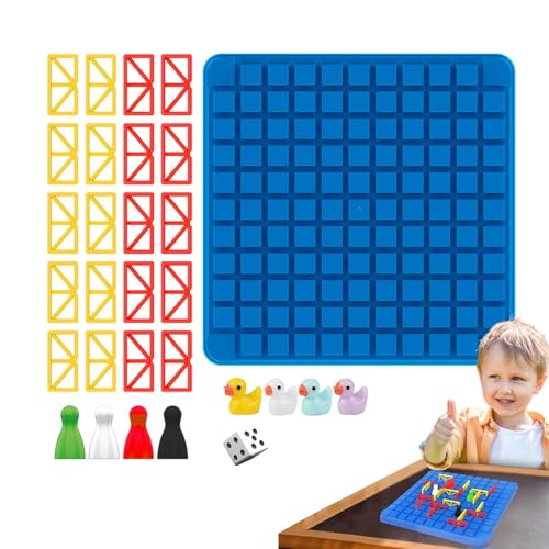 Missmisq Schach-Dame-Set, Dame-Brettspiel für Kinder | Tischspiel Brettspiele Schachspiel - Desktop-Spiele-Dame-Set, Strategiespiel, Schachspiel, Dame-Spiel für Kinder und Erwachsene von Missmisq