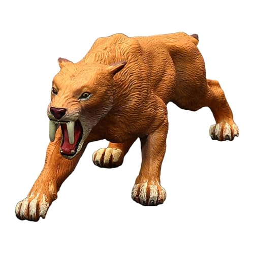 Missmisq Smilodon Figuren Smilodon Modell Spielzeug Für Kinder Spielfigur Cake Toppers Figuren Kuchen Dekoration Tierfiguren Spielzeug Realistische Tiger Figur Prähistorische Figur Für Kinder von Missmisq