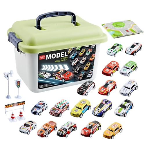 Zurückziehen Autos Legierung Kleine Autos Für Kinder Zurückziehen Spielzeugautos Spielzeugautos Set Pull Back Autos Für Party Taschen Füller Minis Auto Set Rennauto Rennwagen Spielsets Für Kinder von Missmisq