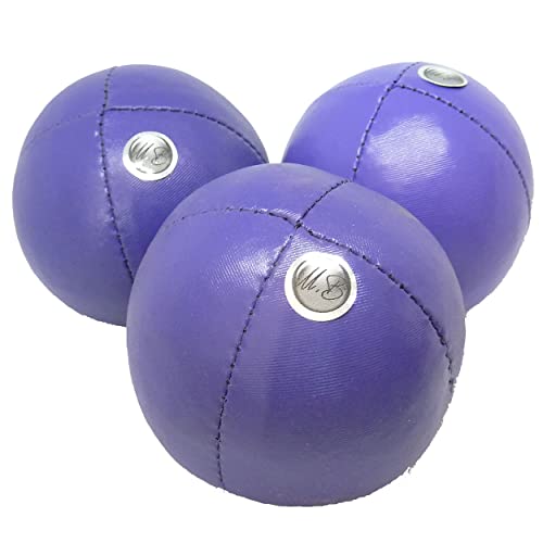 3X Mister Babache Bean Bag 67mm Jonglierbälle Spielzeug Jongleur Zirkus - lila von Mister Babache