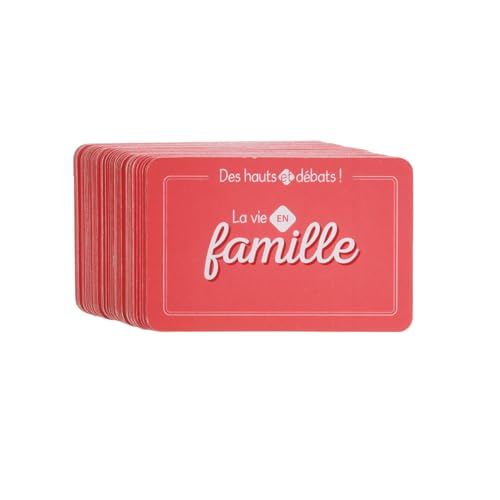 MISTER GADGET - Kartenspiel Debat Speciale Familie X54 Drugstore Gift Unterhaltung Gadget Fun, MG3272, Orange von Mister Gadget