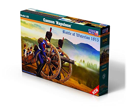 Mistercraft MCD242 1:18 Napoleonic Cannon Armee Plastic Models, Mehrfarbig, M von Mistercraft