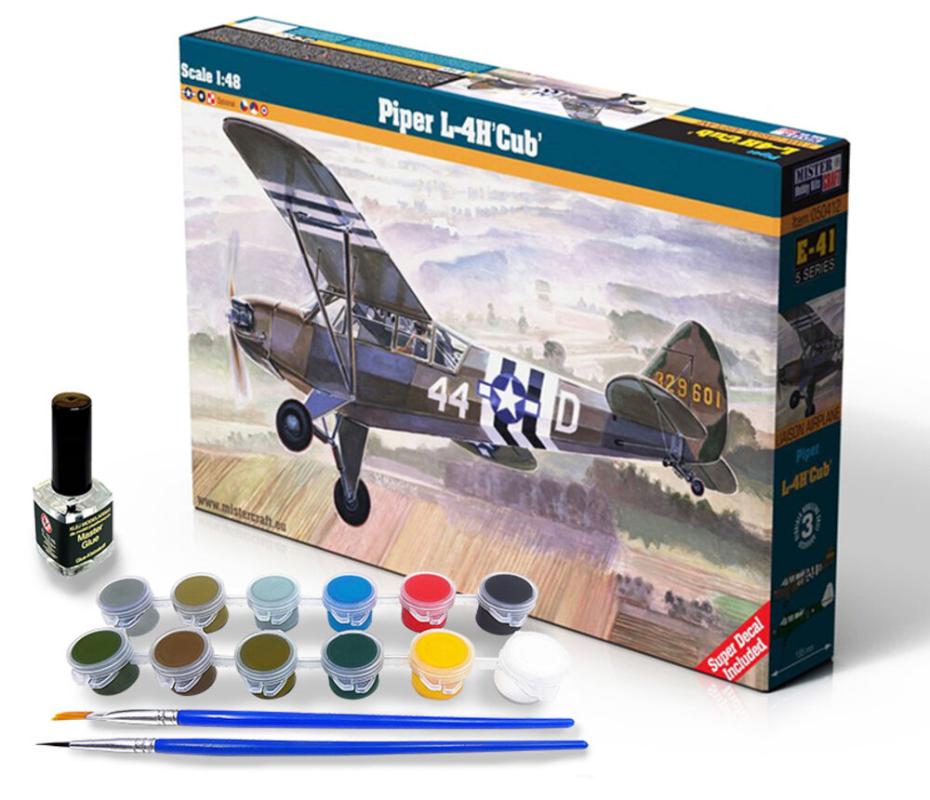 Piper L-4H CUB - Starter Set von Mistercraft