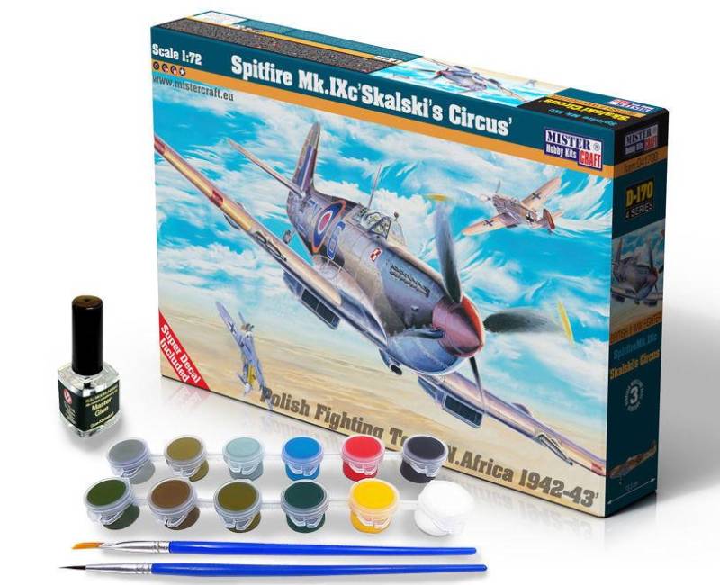 Spitfire Mk.IX Skalski´s Circus - Model Set von Mistercraft