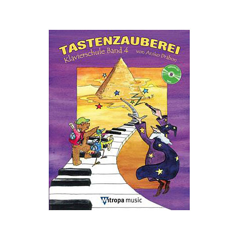 Mitropa Music Tastenzauberei Band 4 (+CD) Lehrbuch von Mitropa Music