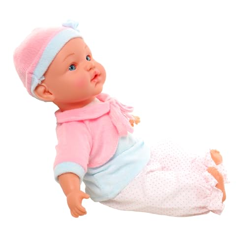 Miunana Babypuppe 36 cm Puppe in süßer Puppenkleidung Niedliches Outfit Hut, ohne Haare 14 Zoll Puppen für Kinder ab 3 Jahren Miunana Babypuppe 36 cm Puppe in süßer Puppenkleidung Niedliches Outfit Hut, ohne Haare 14 Zoll Puppen für Kinder ab 3 Jahren von Miunana