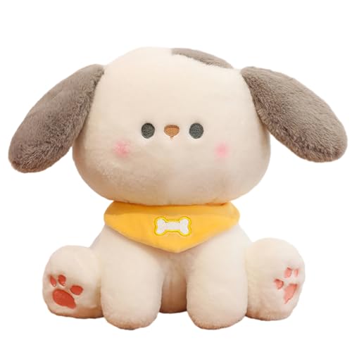 MiuxE Kuscheltier Plüschtier Hund, 22CM Spielzeug Hund, Kuscheltier Plüschtier Hund, Kinder Plüschtiere, Weiches Und Süßes Cartoon Hundekissen, Stofftier Plüschtier, Geschenk Für Kinder (Grau) von MiuxE