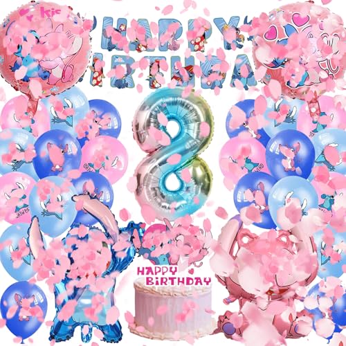 22 Stück Lio und Stitc Geburtstagsdeko 8 Jahre Junge Mädchen, Luftballons Geburtstag Set Lio und Stitc, Kindergeburtstag Ballons, Party Deko Geburtstag für Kinder 22 Stück Lio und Stitc Geburtstagsdeko 8 Jahre Junge Mädchen, Luftballons Geburtstag Set Lio und Stitc, Kindergeburtstag Ballons, Party Deko Geburtstag für Kinder von Mizijia
