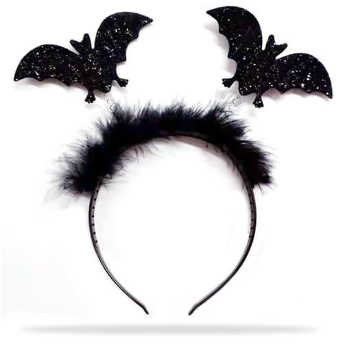 Mizijia Halloween Fledermaus Haarreif, Halloween kopfschmuck, Anwendbar auf Prank, Halloween, Karneval Fasching, Kostüm Accessoire von Mizijia