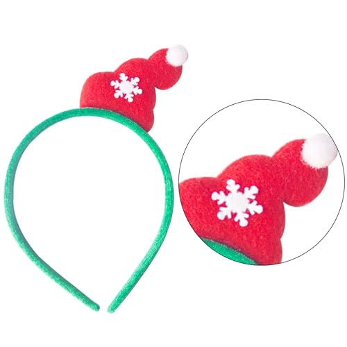 Feiertagsparty Pailletten Stirnband Frohe Weihnachten Kopfschmuck Weihnachtsmannmütze Haarreifen Urlaub Party Erwachsene Dekorativer Kopfschmuck Urlaub von Mjaie