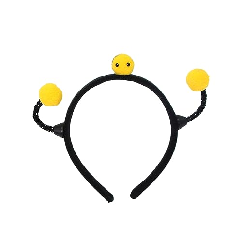 Mjaie Niedliches Plüsch-Bär-Ohr-Stirnband, Cartoon-Haarband, Party, Bühnenkostüm, Kopfschmuck für Erwachsene, Kinder, Cosplay, Party, Kopfbedeckung, Mädchen von Mjaie