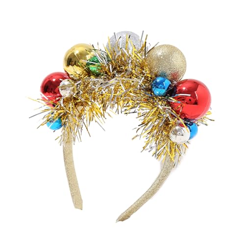 Mjaie Weihnachts-Stirnband, Urlaubs-Stirnbänder, Weihnachtsmannmütze, Stirnbänder, Weihnachtsfeiern, Dekorationen, Zubehör für Erwachsene und Kinder von Mjaie