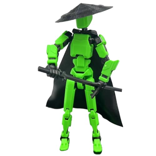 Mkiujhn 3D-gedruckte Actionfigur, 3D-Gedruckter beweglicher Roboter | Gelenkiger Figurenroboter, bewegliches 3D-gedrucktes Mannequin-Spielzeug | Desktop-Sensorspielzeug, einzigartige Sammlerstücke, von Mkiujhn