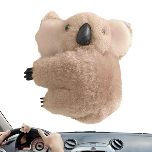 Mkiujhn Plüsch-Koala-Autodekoration, Mini-Koala-Plüsch - Süßes kleines Koala Stofftier,Auto-Innendekoration, Rucksack-Taschenanhänger für Armaturenbrett-Mittelkonsole, Luftauslass von Mkiujhn