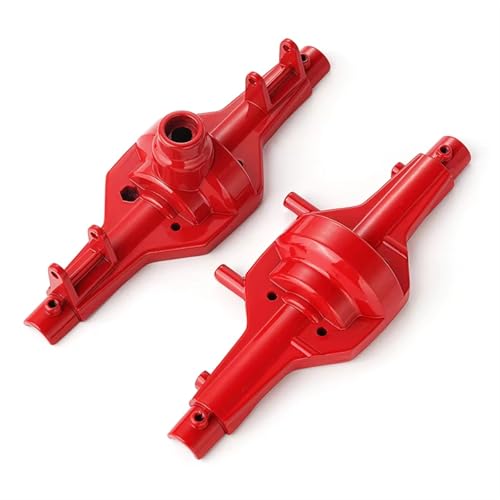 Mkytkv Kompatibel Mit Gen7 1/10 RC-Autozubehör, Ersatzteile, CNC-gefräste Vorder- Und Hinterachsgehäuse Aus Aluminiumlegierung RC Car Achse(Red) von Mkytkv