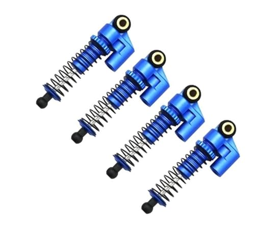 Mkytkv RC Auto Dämpfer Kompatibel Mit Kyosho Für MINI-Z4X4, Metall-Negativ-Hydraulikspule, Stoßdämpfer, Upgrade-Ersatzteile, 1/24 RC-Autozubehör(Blue) von Mkytkv