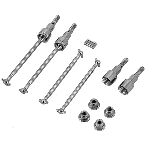 Mkytkv RC Autoteile Für SCY 16103 16101 16102 16102Pro 16103Pro 16104 SG116 Q130 16103 16201 16106 Ersatz-Lenkung Rob Radnaben Lager RC Auto Upgrade Teile(Brushless) von Mkytkv