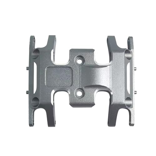 Mkytkv rcDekoration Zubehörteile Kompatibel Mit Axial SCX24 Für Deadbolt Für Gladiator 1/24 RC-Auto, Getriebe Aus Aluminiumlegierung Für Fahrgestellschutz, Unterfahrschutz(Gray) von Mkytkv