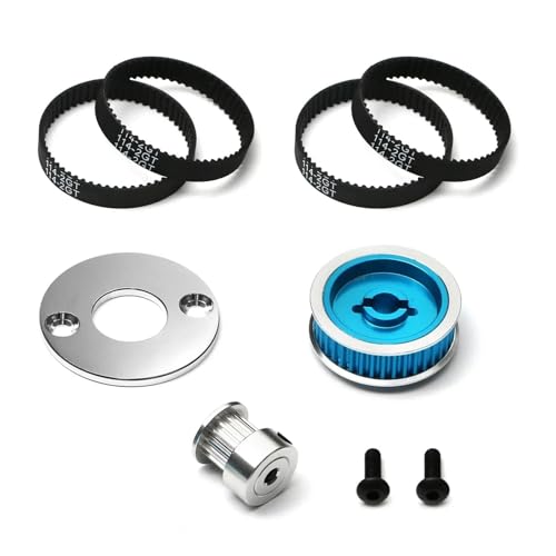 RC Autoteile Für Tamiya Für TT02 TT02S TT02R TT02D TT02SR 1/10 Geräuscharmer Riemenantrieb 16T 40T Getriebegetriebesystem DIY Ändern RC Auto Upgrade Teile(Set) von Mkytkv