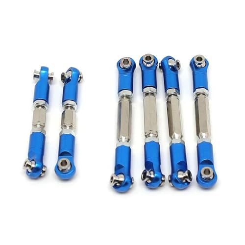 RC-Links-Gestänge Kompatibel Mit Arrma Für Granite Für SENTON Für VORTEKS Für Big Für Rock 1/10 RC Auto Upgrade-Teile Metall Spurstangen Linkage Links Set von Mkytkv