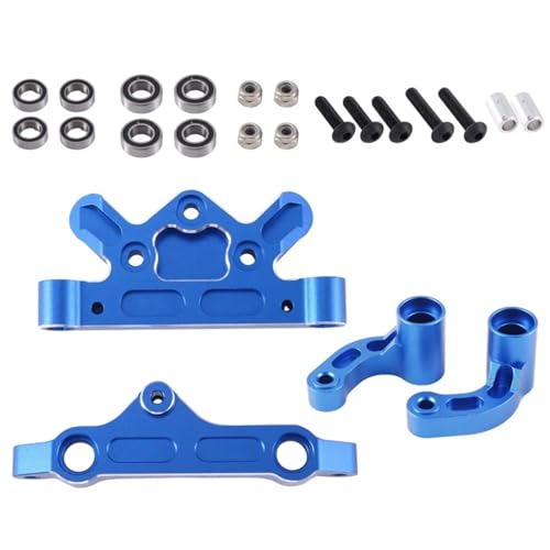 RC-Zubehör Für 1/5 Für Arrma Für Kraton 8S Für Blx Für Outcast 8S Für Blx Für Kraton Für Exb Für Roller Upgrade Teile Metall Lenkung Montage Set(Blue) von Mkytkv