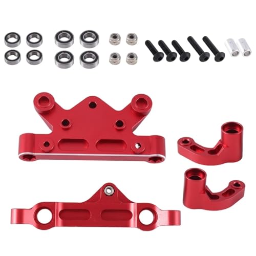 RC-Zubehör Für 1/5 Für Arrma Für Kraton 8S Für Blx Für Outcast 8S Für Blx Für Kraton Für Exb Für Roller Upgrade Teile Metall Lenkung Montage Set(Red) von Mkytkv