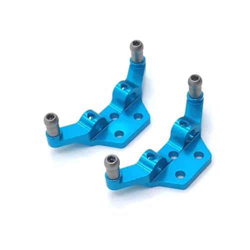 RC-Zubehör Für Wltoys P929 P939 K979 K989 K999 K969 1/28 RC Auto Sare Teile Metall Stoßdämpfer Lenkung Cup CVD Für Schaukel Arm Upgrade Anzug(Blue) von Mkytkv