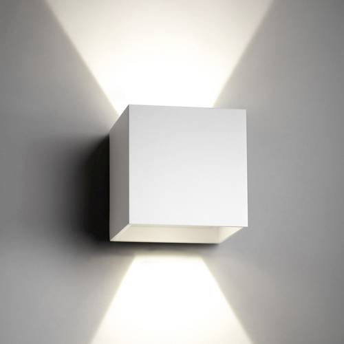 Mlight Cube 81-4006 LED-Außenwandleuchte 6W Weiß von mlight