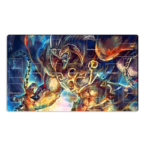 Neue Mlikemat Playmat Exodia TCG CCG OCG Sammelkartenspielmatte mit Zonen + gratis Tasche (ZD039-758-A) von Mlikemat