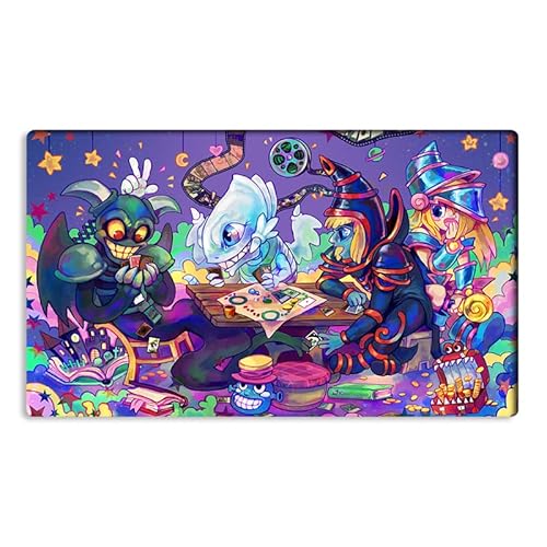 New Mlikemat Playmat Toon Monsters Duel TCG CCG Sammelkartenspielmatte Keine Zonen + Gratis Tasche (ZD039-201-K-No Zones) von Mlikemat