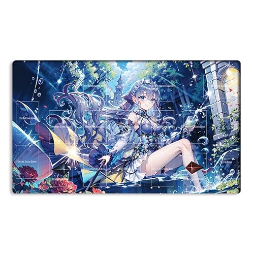 Neue Mlikemat Playmat Tearlaments Kitkallos TCG CCG OCG Sammelkartenspielmatte mit Zonen + Gratis Tasche (ZD014-621-A) von Mlikemat