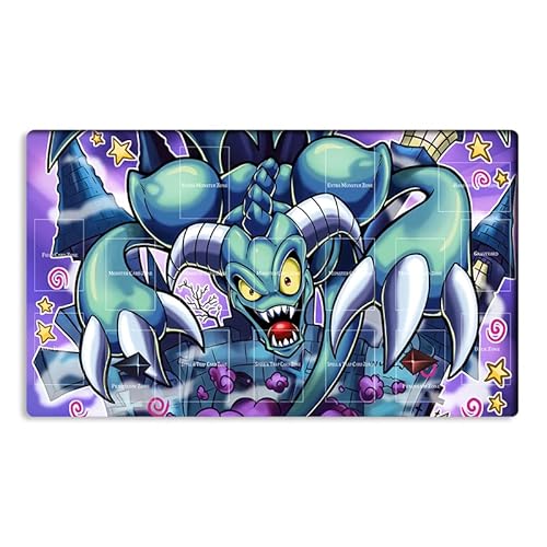 Neue Mlikemat Playmat Toon Summoned Skull TCG CCG OCG Sammelkartenspielmatte mit Zonen + Gratis Tasche (ZD014-751-A) von Mlikemat