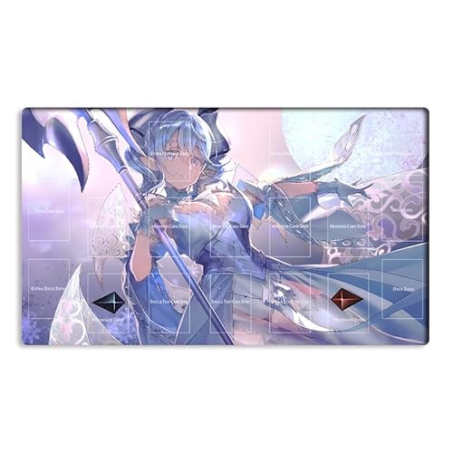 Neue Mlikemat Playmat Labrynth des Silberschlosses TCG CCG OCG Sammelkartenspielmatte mit Zonen + Gratis Tasche (ZD014-031-A) von Mlikemat